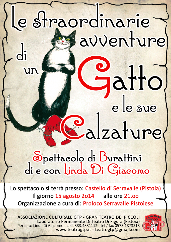 gatto stivali locandina 2014